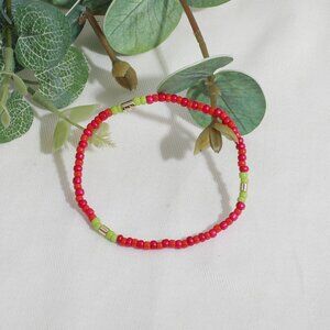 Roxanne Assoulin Color Therapy Pink Green Beaded Bracelet